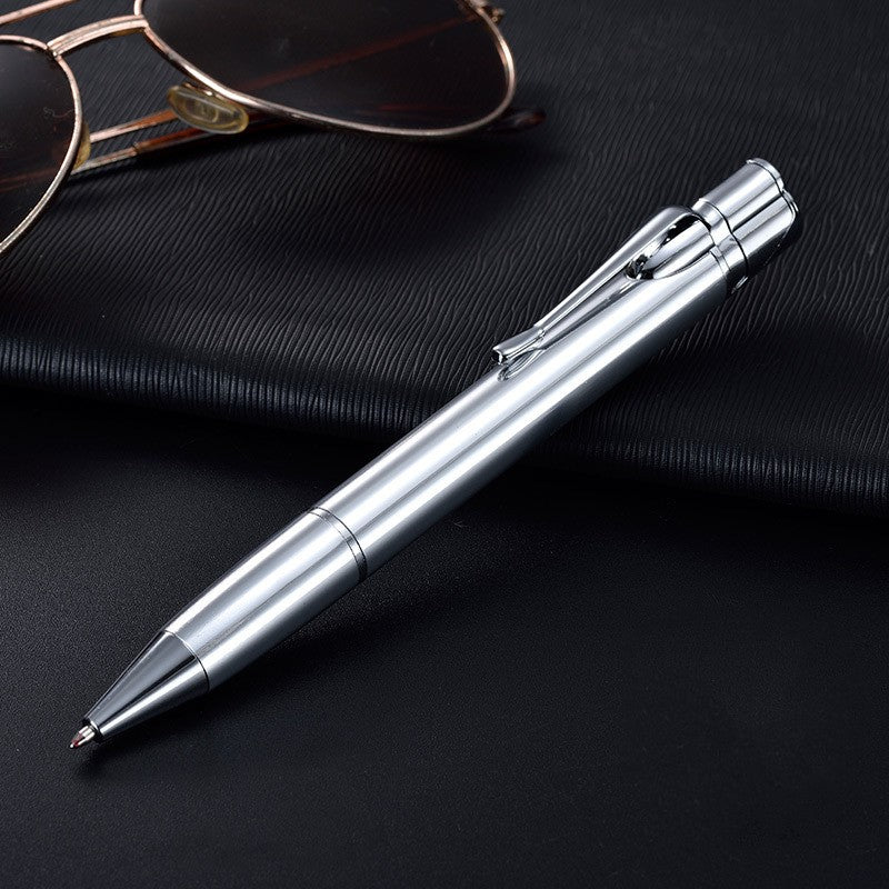 Metal Signature Pen Lighter Windproof Gas Inflatable Jet Lighter