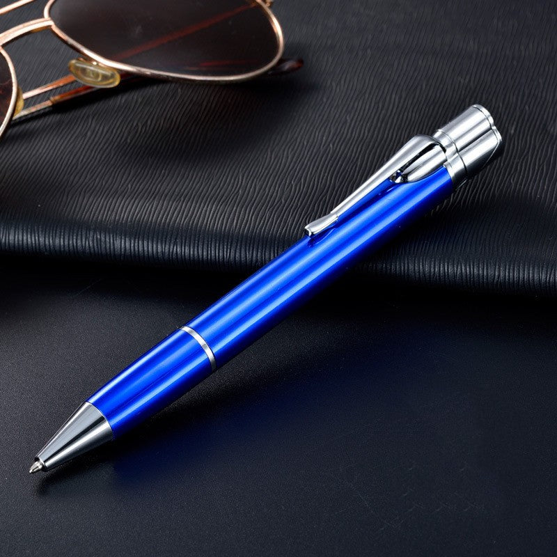 Metal Signature Pen Lighter Windproof Gas Inflatable Jet Lighter