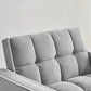 3-in-1 Sofa Bed, Chair, Fold-out Sofa Bed, Adjustable Backrest Into Sofa, Chaise Longue, Single Bed, Modern Chair Bed For Adults, Bed, Grey